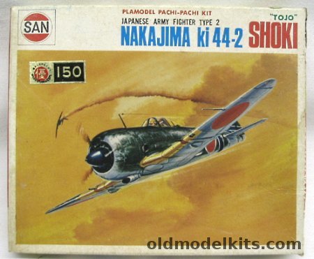 Marusan 1/100 Nakajima Ki-44-2 Shoki , 030-150 plastic model kit